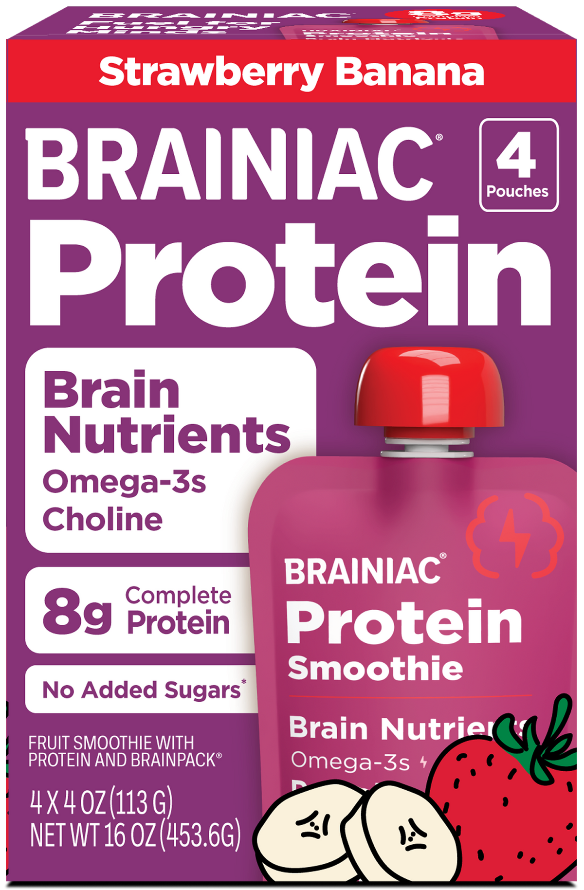 Strawberry Banana Protein Smoothie