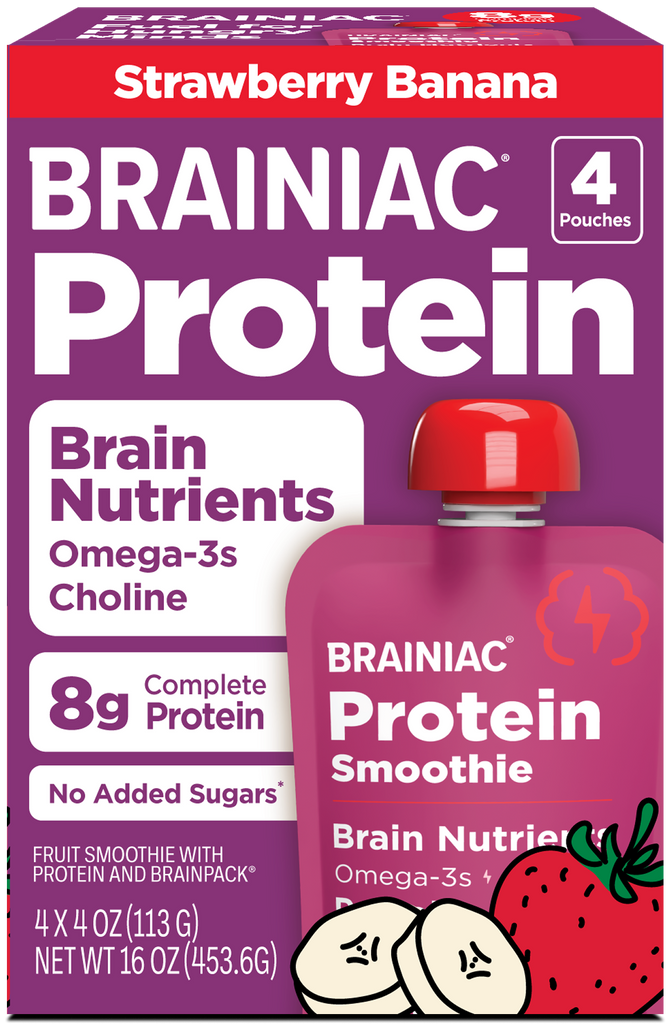 Strawberry Banana Protein Smoothie – Brainiac®