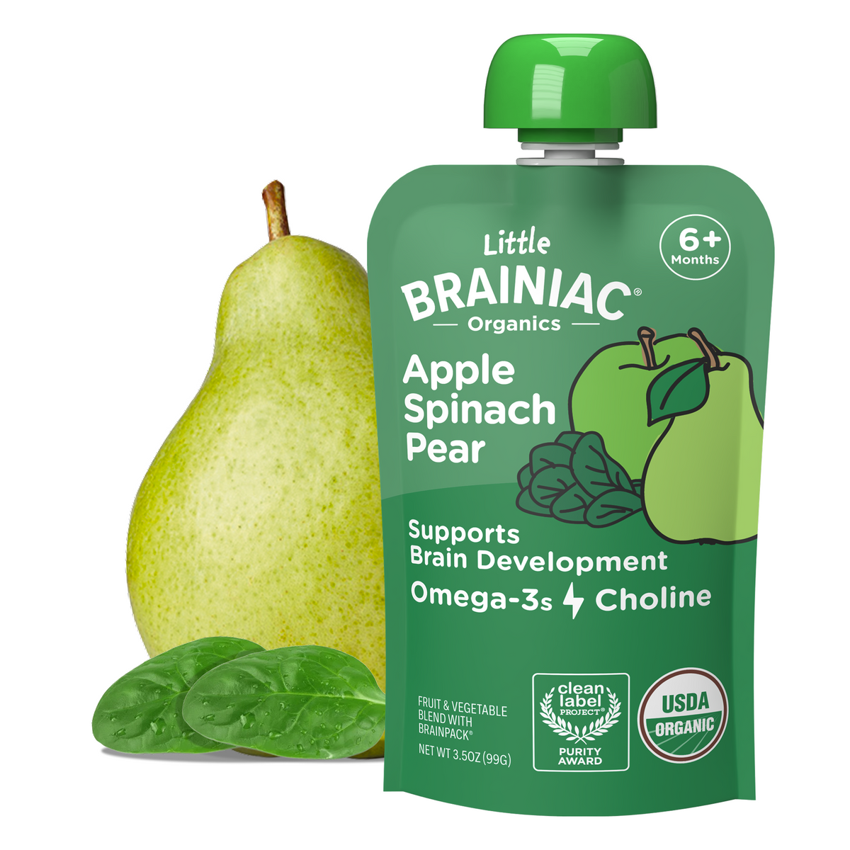 Organic Apple Spinach Pear