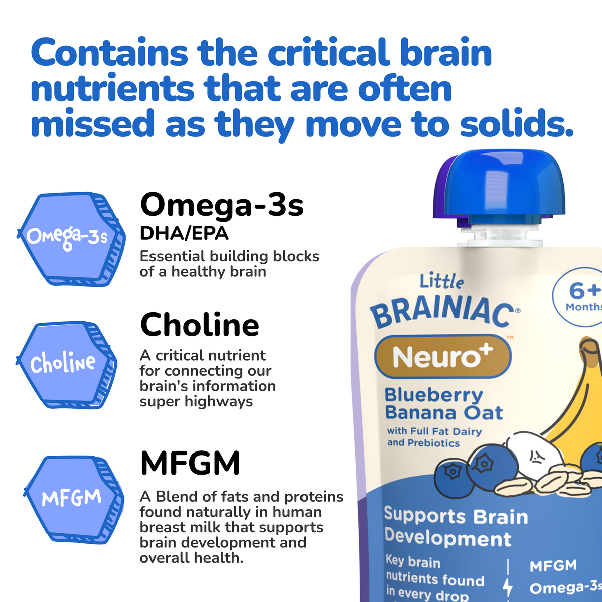 Neuro+ Blueberry Banana Oat with Prebiotics