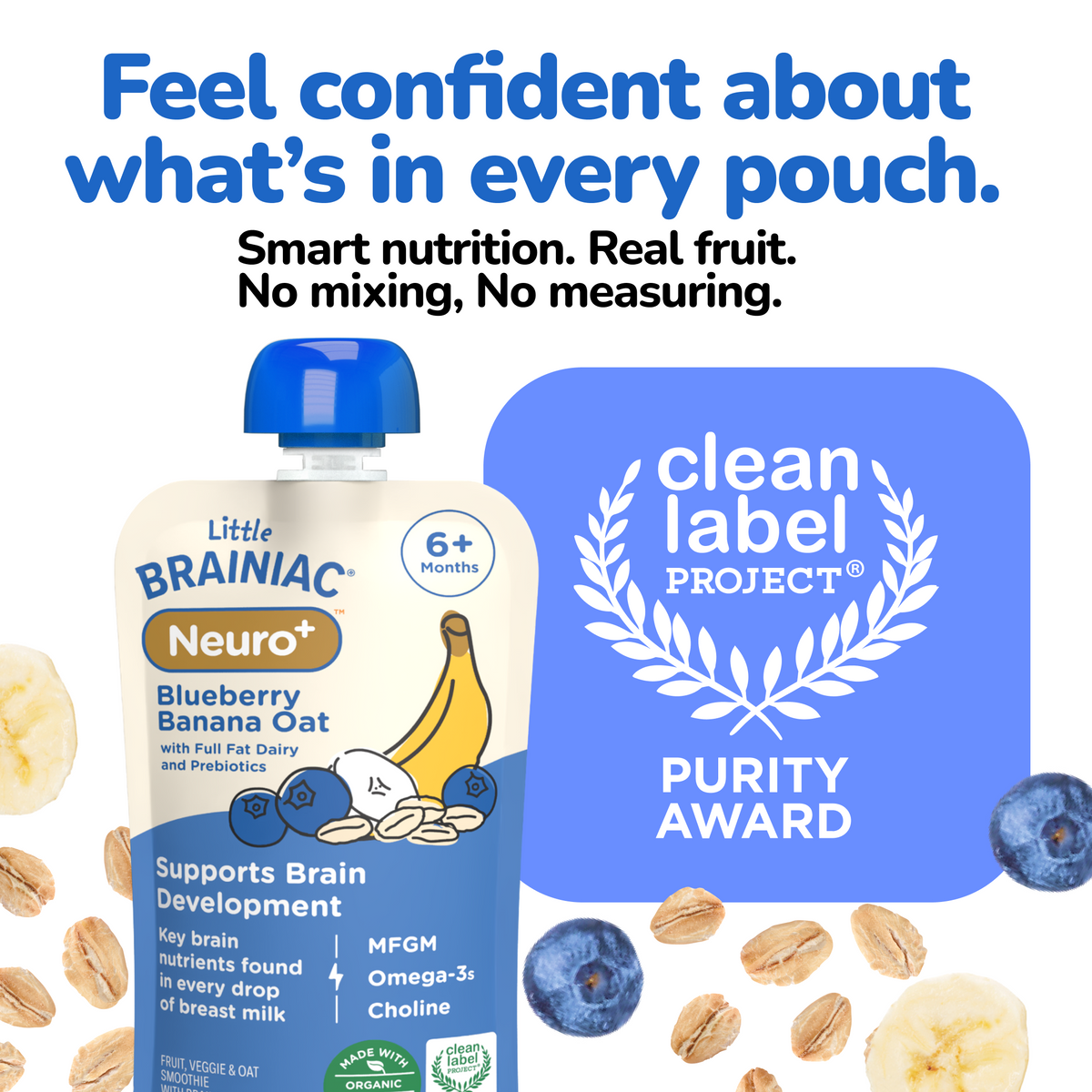 Neuro+ Blueberry Banana Oat with Prebiotics