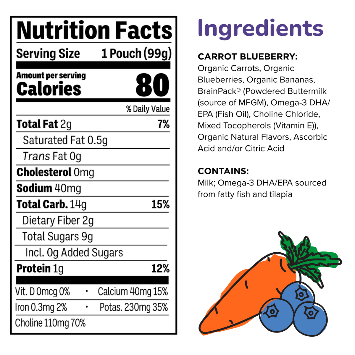 Neuro+ Blueberry Carrot Blend