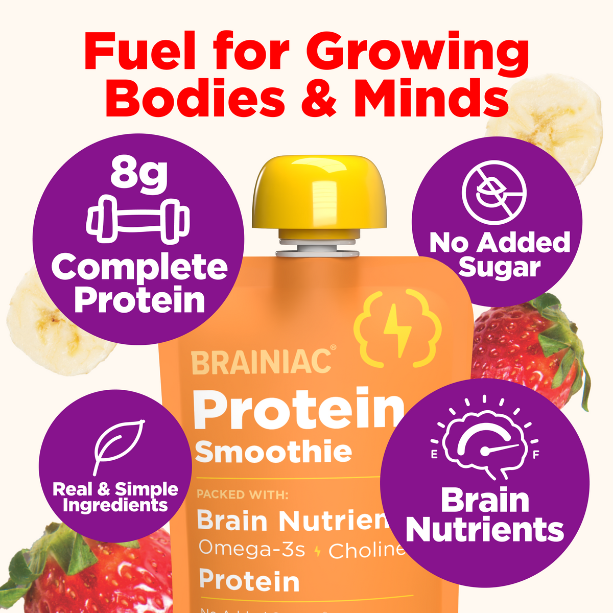 Peach Banana Protein Smoothie