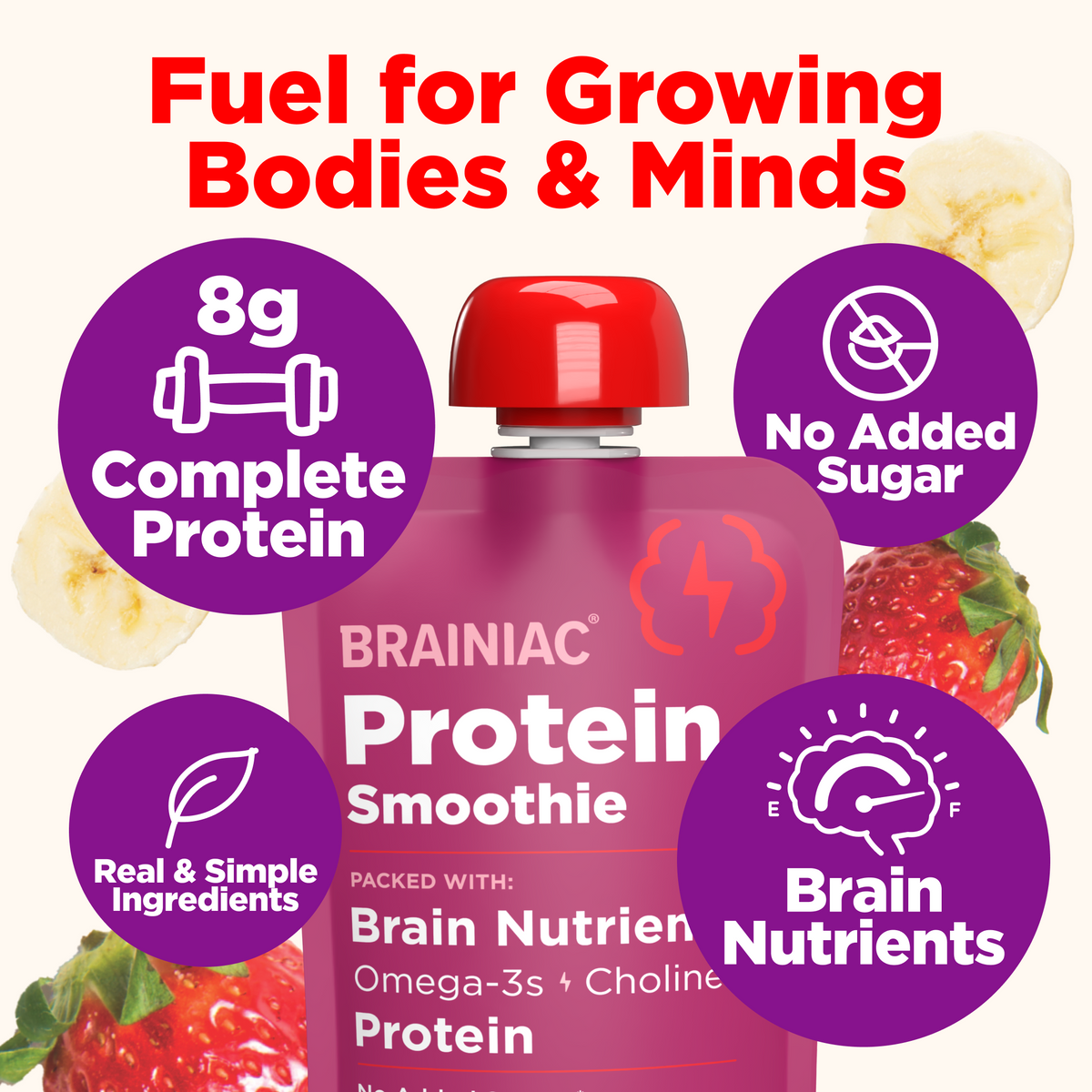 Strawberry Banana Protein Smoothie