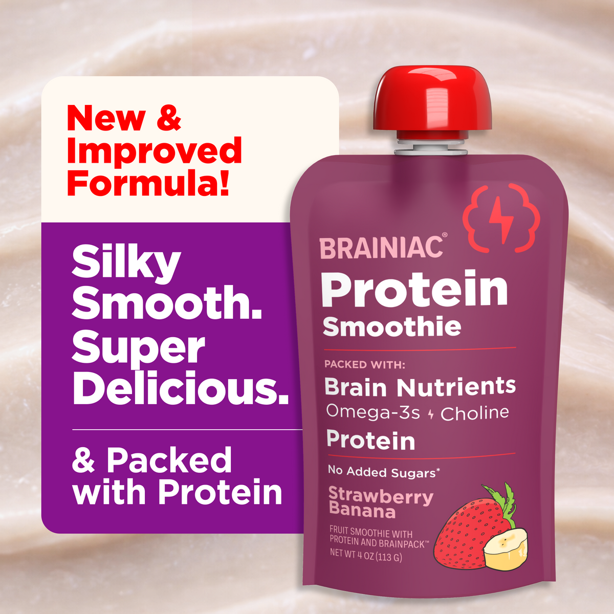 Strawberry Banana Protein Smoothie