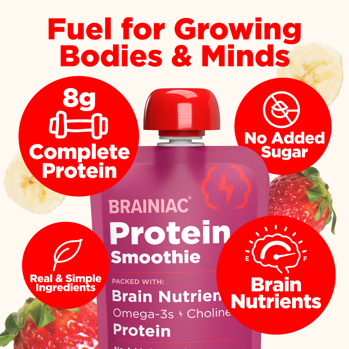 Strawberry & Banana Protein Smoothie