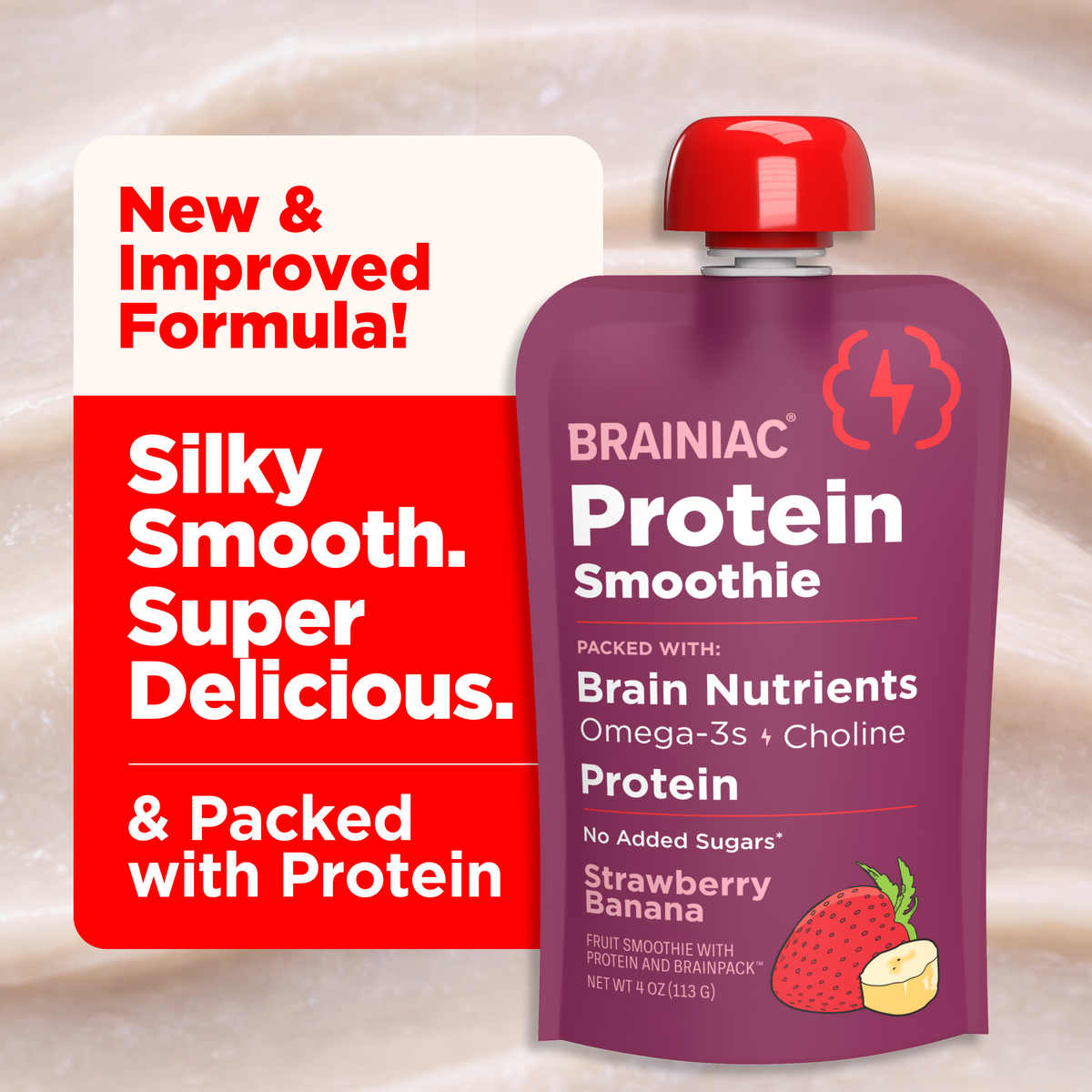 Strawberry & Banana Protein Smoothie