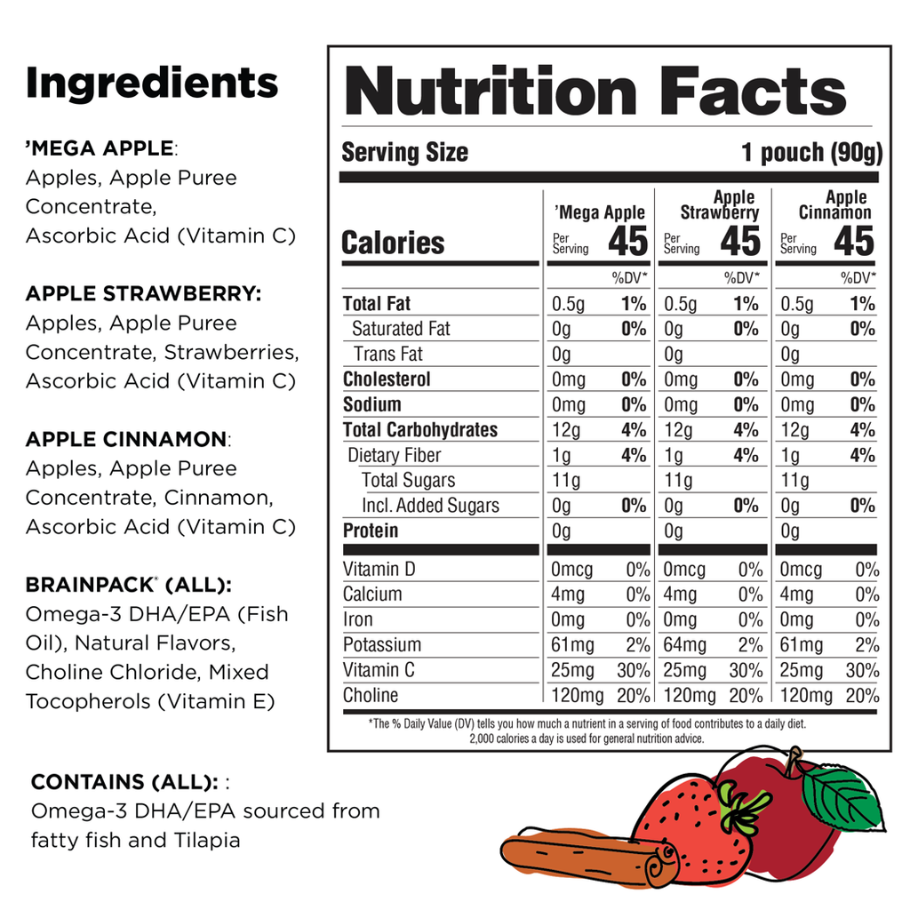 Applesauce Variety Pack Brainiac®